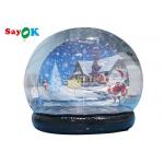 Giant Ball Inflatable Christmas Decoration Oxford Cloth For Parks Backyard for sale