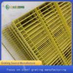 Plastic Dipping Yellow Metal Grill Grate Carbon Steel Grating For Chicken House Fencing for sale
