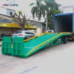 Loading And Unloading Portable Dock Ramp Green Portable Steel Ramps