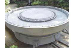 China Chromium Carbide ZG45 Overlay Hardfacing Grinding Table For Vertical Mill supplier