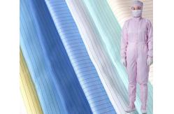 China Polyester Anti Static ESD Fabrics Electronic Factory Clean Room Fabrics supplier