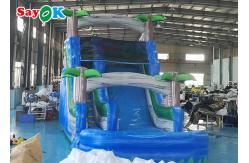 China Inflatable Water Slide Park Interesting Waterproof Commercial Inflatable Slide Coconut Tree Theme supplier