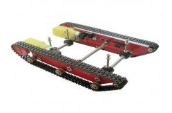 China 100g Tank Smart Car Robot Chassis + Acrylic Plate Track For Arduino supplier