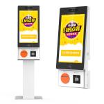 LKS 24inch 27inch Self Ordering Kiosk for Fast Food Restaurant for sale