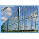 Powder Coated Welded Curved Metal Fence Panel Heavy Gauge Heat Treated for sale