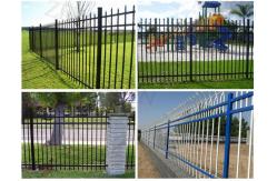 China Galvanized Steel Wire Mesh Fence Panels Picket Tubular For Boundary Wall supplier