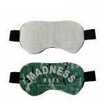 Custom Blank Sublimation Eye Mask Photo Printing Sleeping Eyeshades Linen Sublimation Sleep Mask for sale