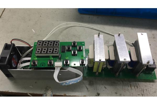 Double Frequency Ultrasonic Cleaning Circuit Board With Fan And Display Board