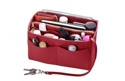 China 3mm Foldable Organizer Insert EN71 Felt Handbag With Zipper supplier