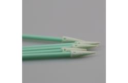 China TX750 Cleanroom Lint Free Foam Pointed Tip Sponge Swab Sharp Head Foam Swab supplier