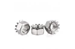 China Stainless Steel  K Nut Kep Nut K Nuts With Toothed Washer supplier