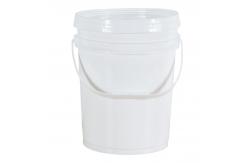 China Food Grade 5 Gallon Round Plastic Pail with Handle and Lid supplier