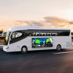 1R1G1B SMD1515 Bus Advertising Display Rear Window Mobile Sign for sale