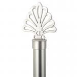European Style 16mm Hollow Stainless Steel Exquisite Curtain Rod for sale