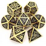 Spider -Man Solid Metal Polyhedral Dice Set DND RPG Luxury Style