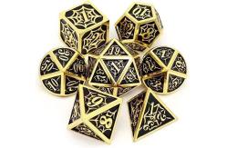 China Spider -Man Solid Metal Polyhedral Dice Set DND RPG Luxury Style supplier