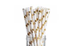 China Dye Free Decorative Paper Drinking Straws CE Certificated No Polluting supplier