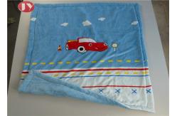 China Patterns Animals Personalized Baby Blankets Ashable Velour Baby Quilt Reversible Sherpa Backing supplier
