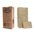 Block Bottom Lawn Leaves Multiwall Kraft Paper Bags 30 Gallon Lawn Paper Bags for sale