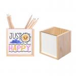 Diy Sublimation Pencil Wood Box Gift For Students Photo Pencil Box for heat transfer for sale