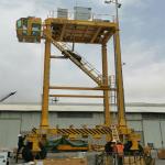 RTG Model Rubber Tired  Gantry Crane Support Customization 40 Ton Gantry Crane for sale