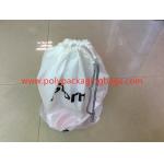 Simple and elegant white cpe rope bag for general purpose packaging