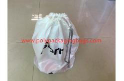 China Simple and elegant white cpe rope bag for general purpose packaging supplier