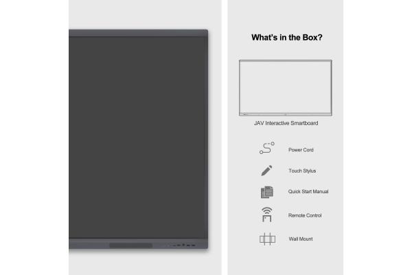 65'' H10S 4K Education Interactive Whiteboard Smart Panel School Board For Student