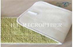 China Yarn Dyed Microfiber Small Chenille Microfiber Wet Mop Pads For Home Cleaning supplier