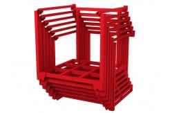 China Industrial Flexible Nesting Nestainer Storage Racks OEM supplier