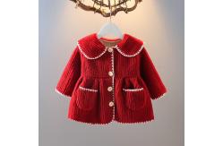 China Girls Single Breasted Lotus Leaf Lightweight Windproof Jacket Lambswool Coat With Mink Collar supplier