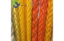 China UHMWPE Synthetic Winch Line Towing Sling 12 Strand HMPE Mooring Lines supplier
