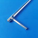 Silver Coated Surface Quartz Glass Tube High Purity And Uniformity Stable Performance for sale