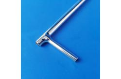 China Silver Coated Surface Quartz Glass Tube Stable Performance supplier
