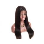 Virgin Brazilian Human Hair Full Lace Wigs Straight Natural Human Hair Wig for sale