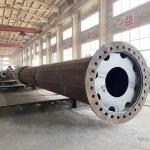 Q345 Q420 Hot Dip Galvanized Pole Suspension Tensile Angle Steel Pole for sale