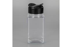 China 120ml Plastic Seasoning Bottle With Shaker Lids Square Plastic Spice Container supplier