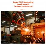 Rapid CNC Machining Services Compatible With CAD Software 24-Hour Turnaround for sale