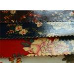 12OZ Transparent PVC Coated Cotton Canvas / Printed With PVC Fabric For Bags for sale