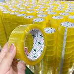 Factory Customized BOPP Yellowish Yellow Packing Adhesive Sealing Tape for sale