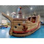 Commercial Inflatable Castle The Pirate Ship Inflatable Bouncy House With Slide Inflatable Playground For Kids for sale