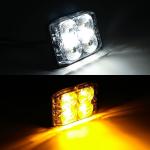 Customized LED Yellow Strobe Light 12W Emergency Strobe Lights For Trucks