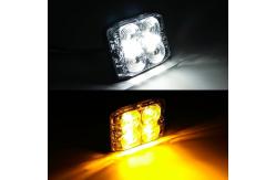 China Customized LED Yellow Strobe Light 12W Emergency Strobe Lights For Trucks supplier
