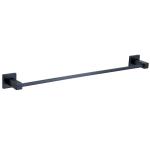 Square 24 Inch Bathroom Towel Bar Polish Wall Mounted Towel Rail Chrome for sale