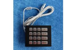 China IP67 Metal Numeric Keypad 16 Keys For Security Atm Access Control supplier