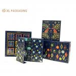 Custom Empty Christmas Advent Calendar Packaging Box Makeup Jewelry Box For Chocolate