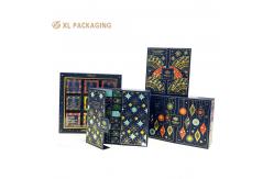 China Custom Empty Christmas Advent Calendar Packaging Box Makeup Jewelry Box For Chocolate supplier
