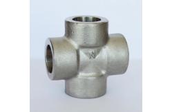 China ASTM A815 Threaded Connection Cross Pipe Fitting for Multiple Uses supplier