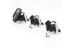 China 3Pcs RJ45 Waterproof Sockets IP65 Ethernet Panel Mount RJ45 Connector Black supplier