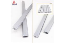 China Silver Anodized Aluminum U Channel Suitcase Profiles 4 - 6m Customized Length supplier